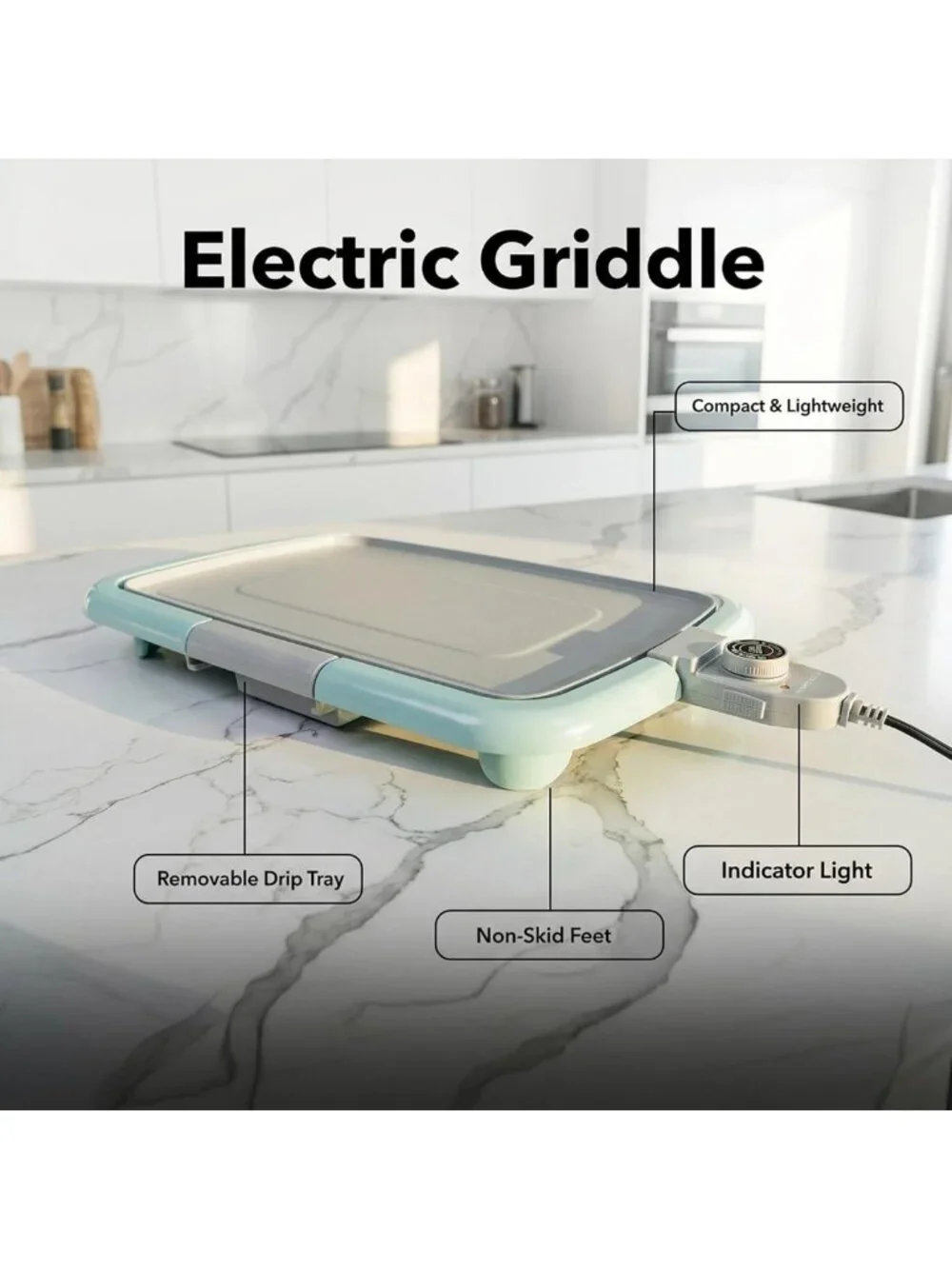 Non-Stick Electric Griddle 16